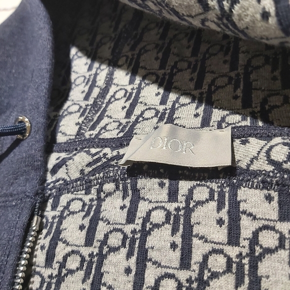 SOLD Dior Mens Jacquard Logo Hoodie - Picture 6 of 6